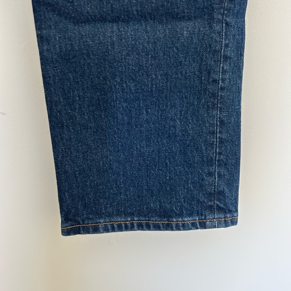 Abercrombie & Fitch The ‘90s Straight Mid Rise Dark Wash Jeans Size‎ 31 Regular - Picture 4 of 6